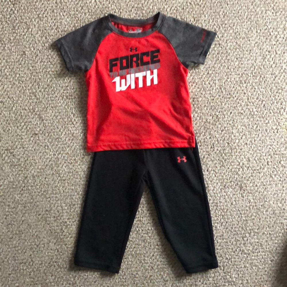 “Force to be reckoned with” Under Armour outfit.